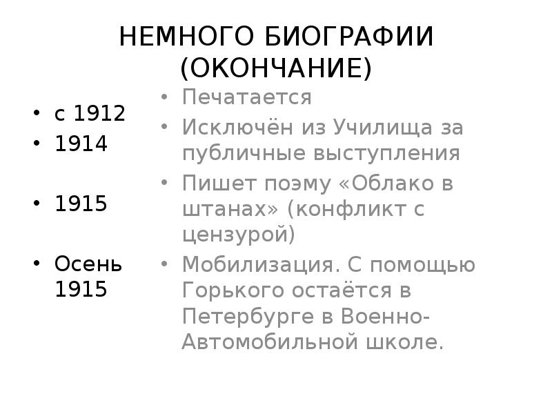 Маяковский схема смеха анализ