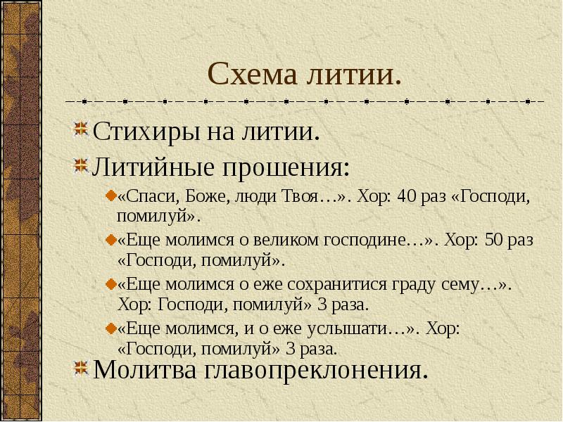 Славословная утреня схема