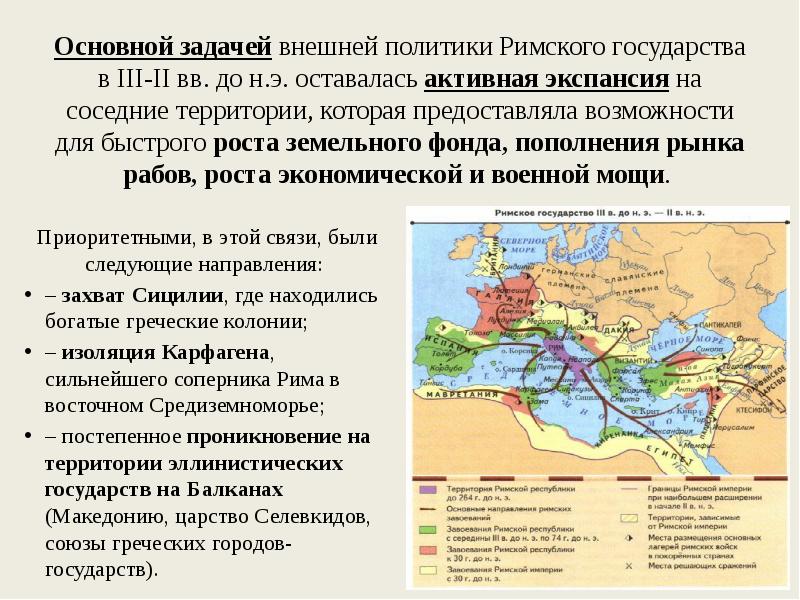 Римские завоевания в средиземноморье 5 класс презентация