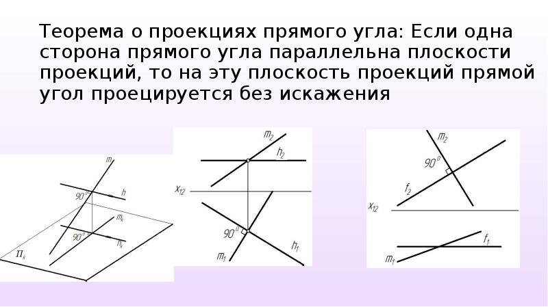 В разных сторонах от прямой