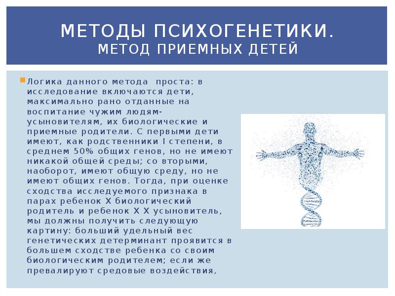 Психогенетика личности презентация