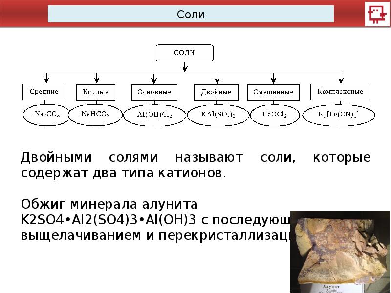 Презентация соли 8 класс