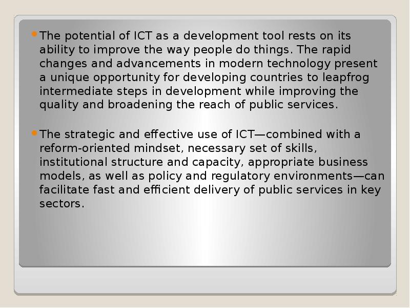 Prospects of development of ict презентация