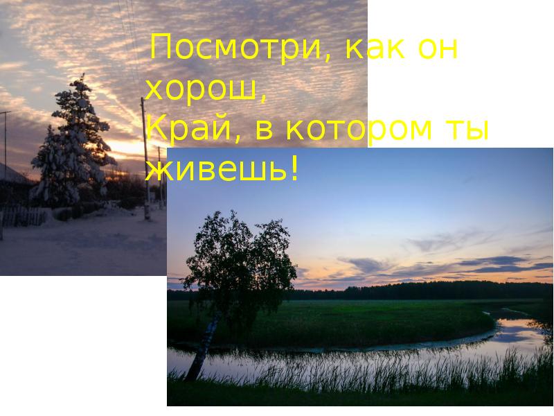 Красота родного края проект