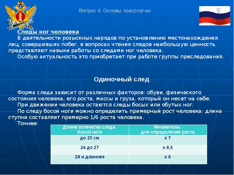 Приказ 21. Задачи группы преследования. Вопросы по трасологии. Приказ 21 ДСП ФСИН.