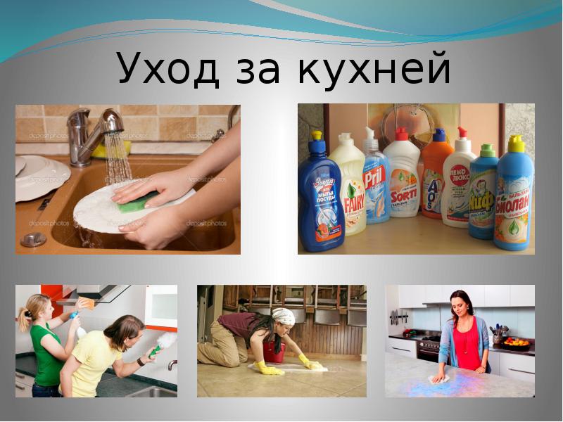 Уборка кухни презентация