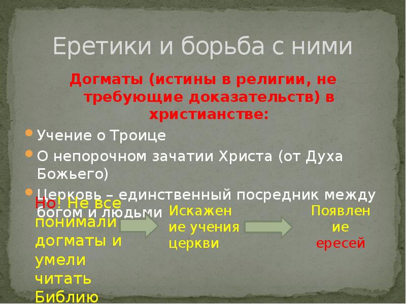 Могущество папской власти католическая церковь и еретики. Еретики презентация. Догматы еретиков. Как доказать истинность христианских догматов. Папская власть определение.