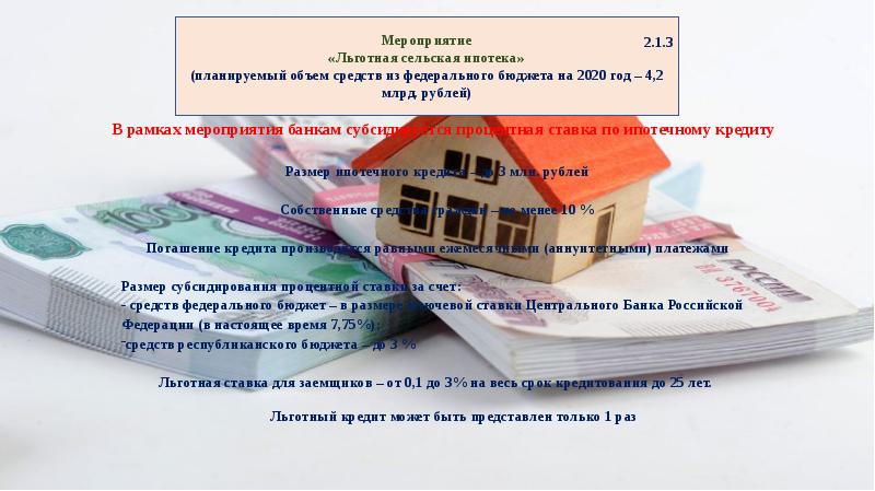 Ипотечное субсидирование