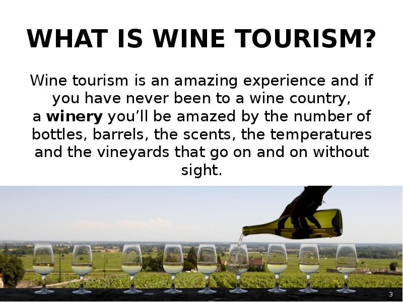 WINE TOURISM презентация, доклад, проект