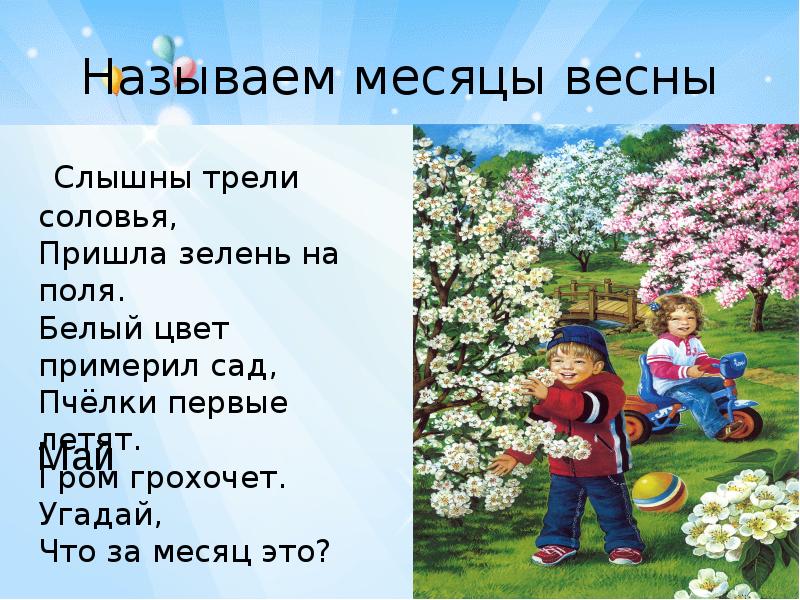 Презентация поздняя весна