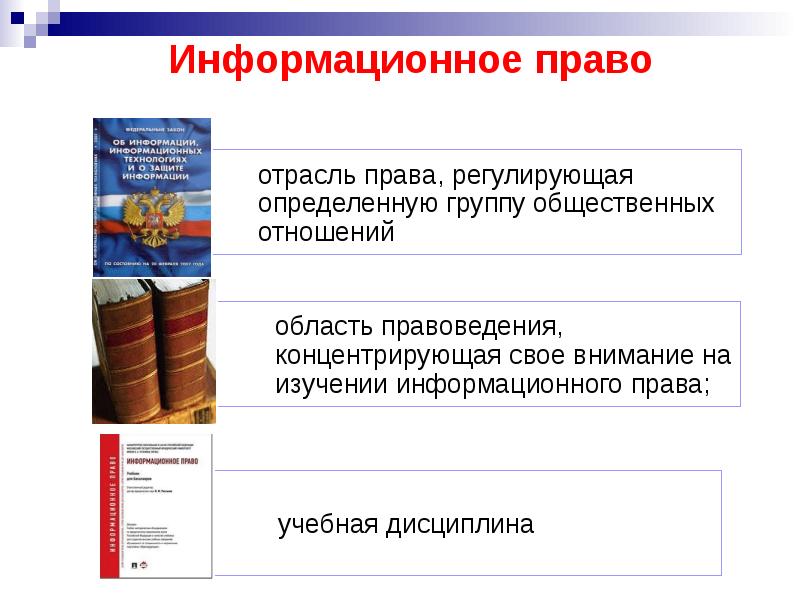 Презентация на тему информационное право