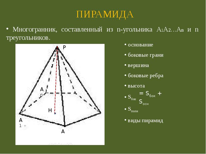 Пирамида 24. Sосн пирамиды треугольной. Sбок пирамиды пирамиды. S осн треугольной пирамиды. Sосн правильной пирамиды.