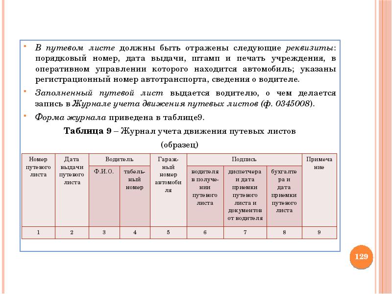 Образец журнала учета печатей и штампов образец