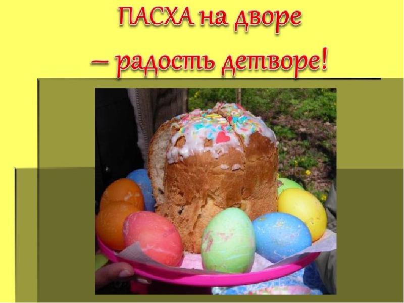 Пасха 1 класс презентация