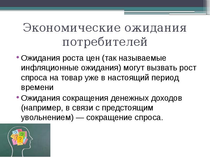 В связи с спросом. Ожидания потребителей. Инфляционные ожидания потребителей. Экономические ожидания. Ожидание потребителей пример.