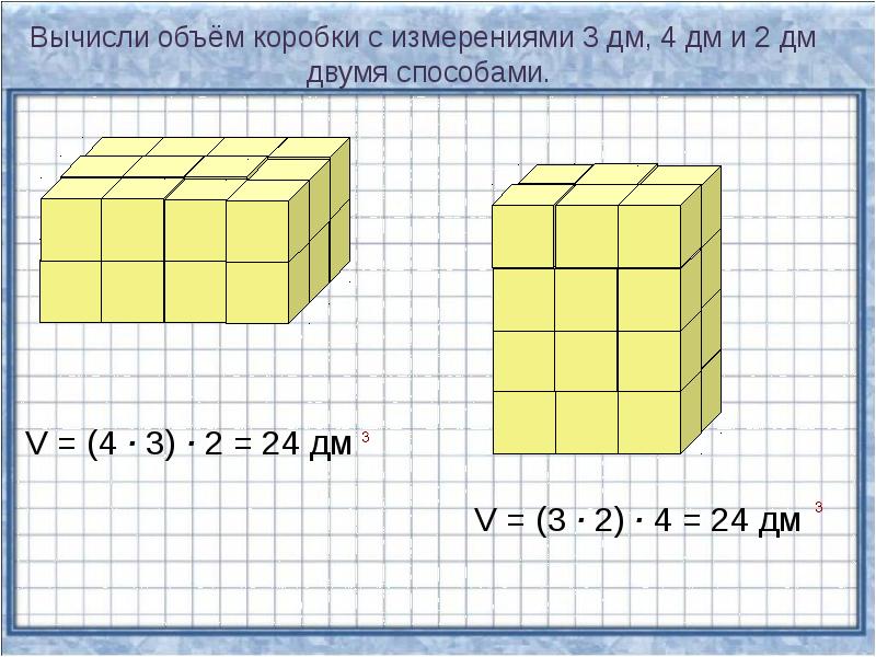 Объем 5 класс математика презентация