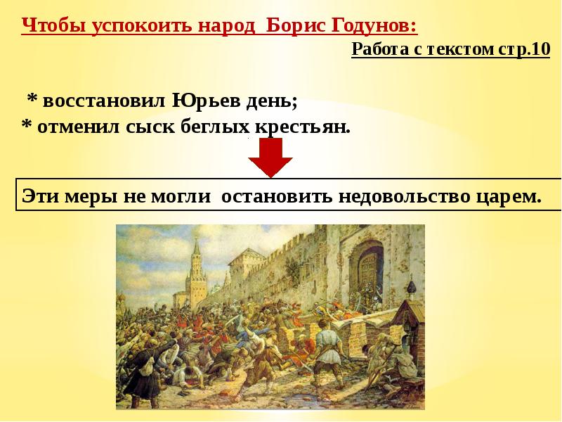 Смута в российском государстве катастрофа или начало нового времени 7 класс проект по истории