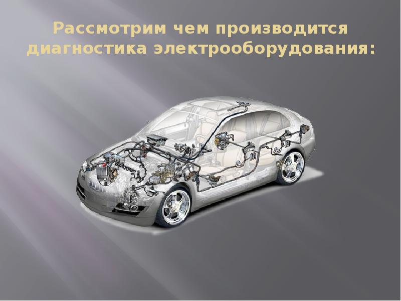 Д иагностика электрооборудования автомобилей