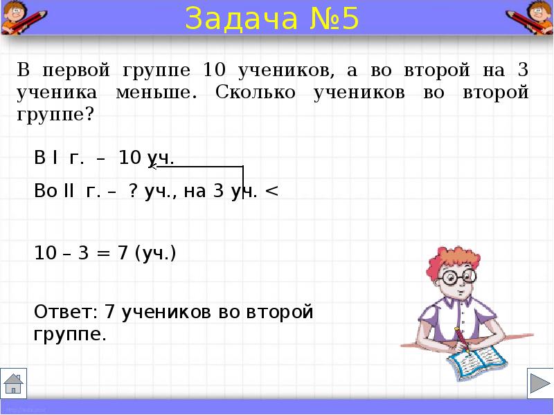 Подготовка к введению задач в два действия 1 класс школа россии презентация