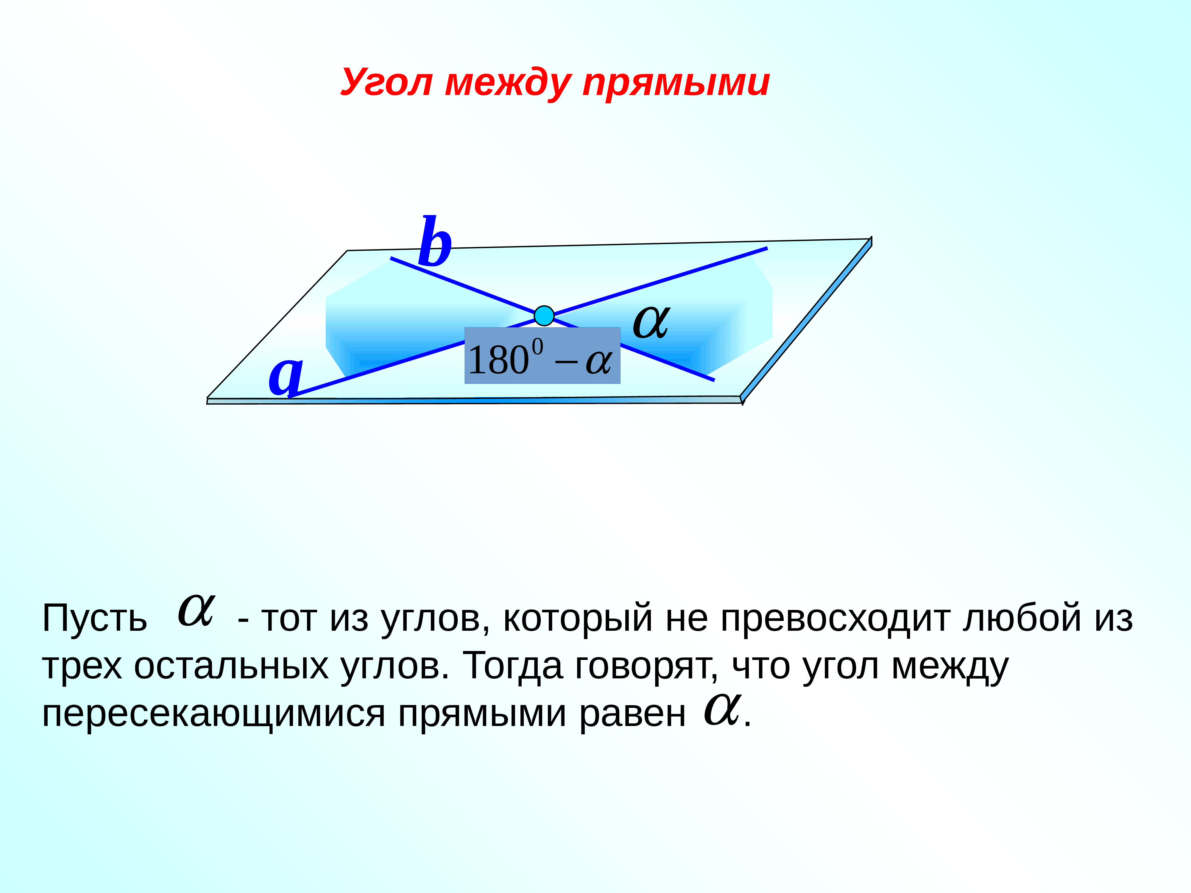 Скрещивающиеся прямые презентация 10 класс атанасян