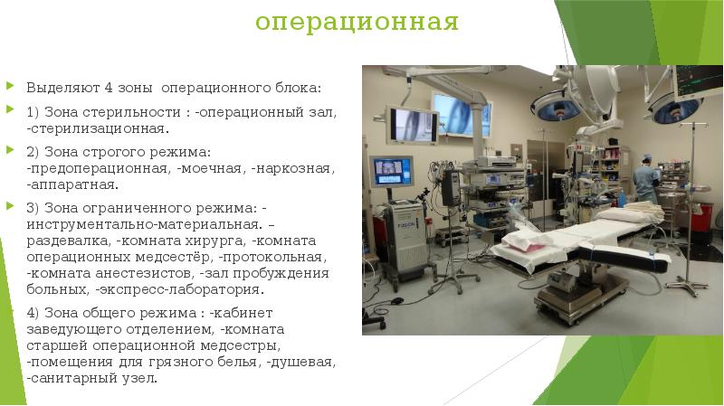 Организация работы оперблок презентация