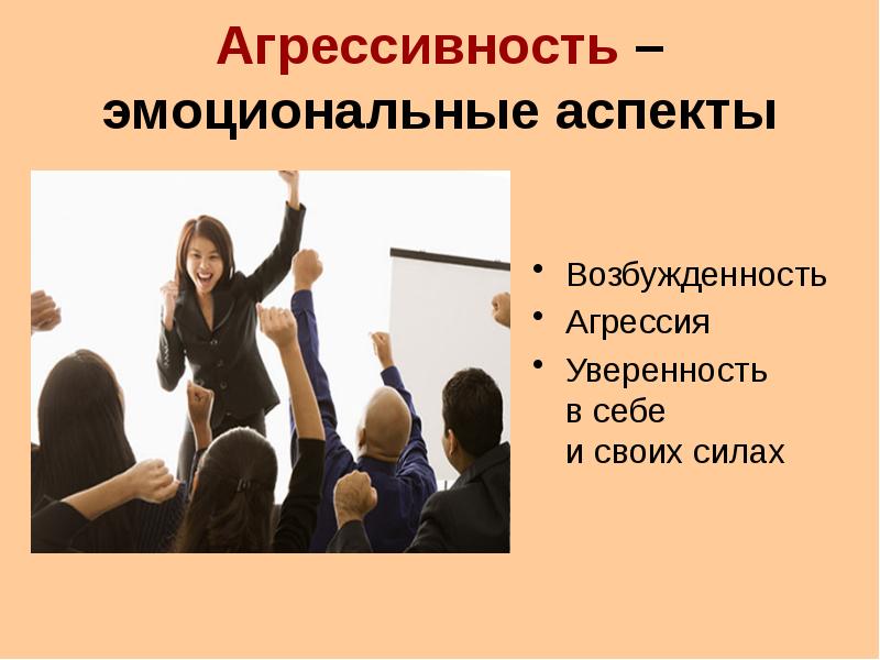 Эмоциональный аспект. Аспекты агрессии. Агрессия и уверенность. Аспекты собственной личности.