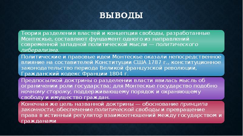 Теория власти презентация