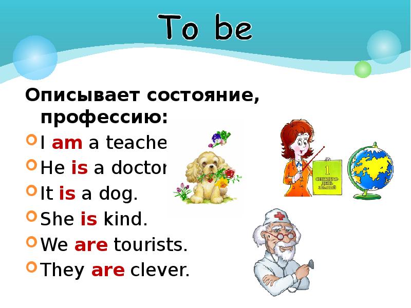 Глагол to be презентация