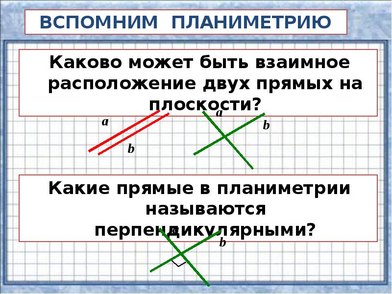 Расположение двух