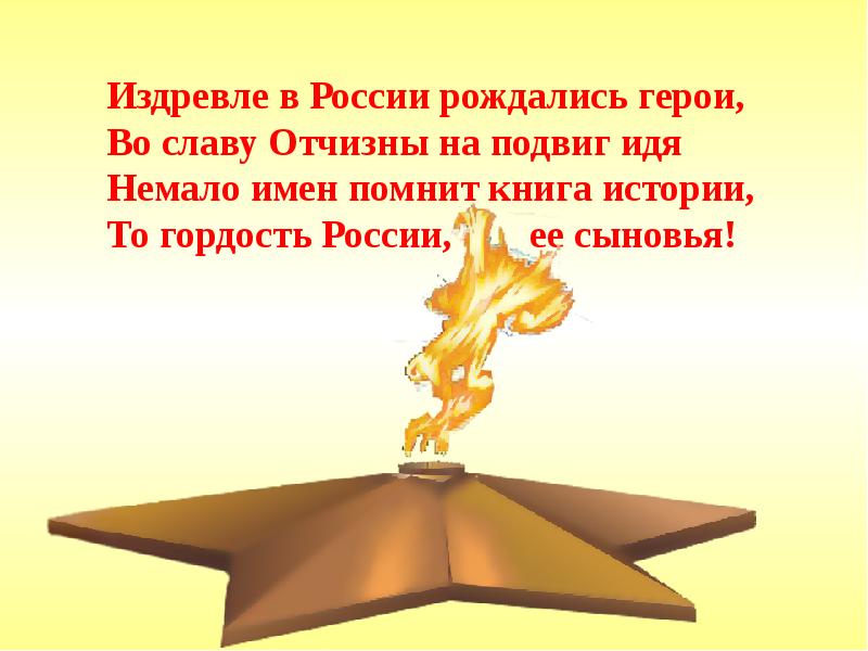 Презентация на тему о доблестях о подвигах о славе 5 класс