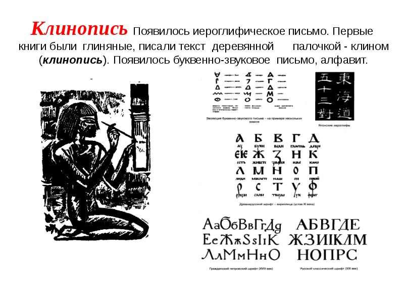 Знакомство с различными гарнитурами шрифтов презентация по изо