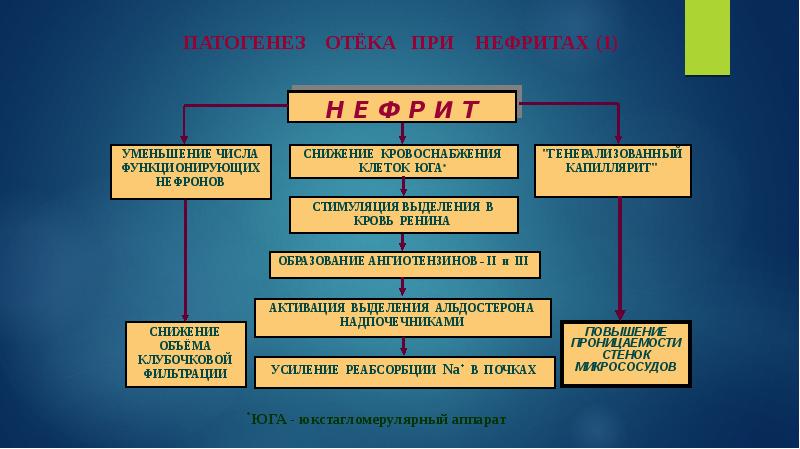 Схема патогенеза опухоли