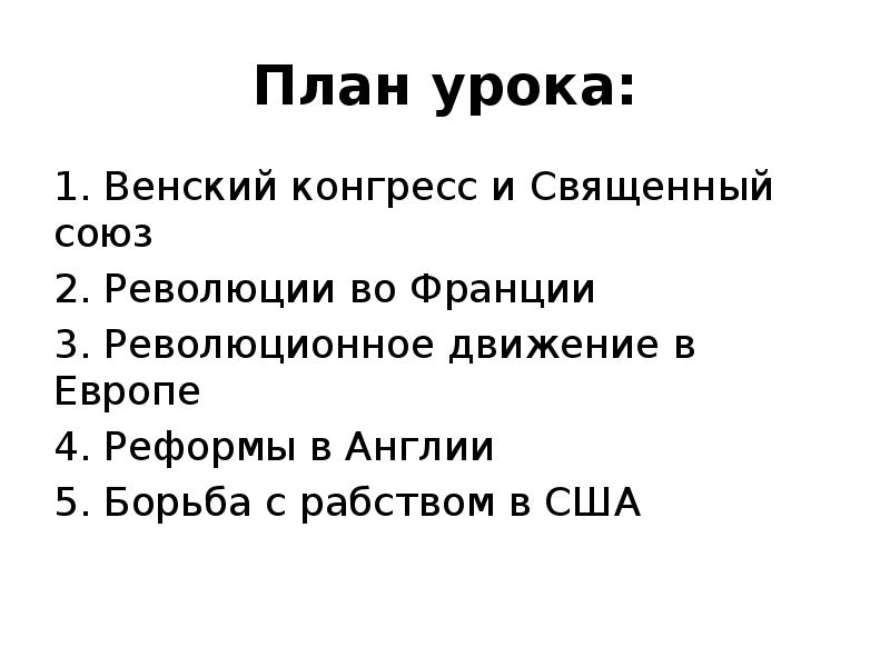 План венского конгресса