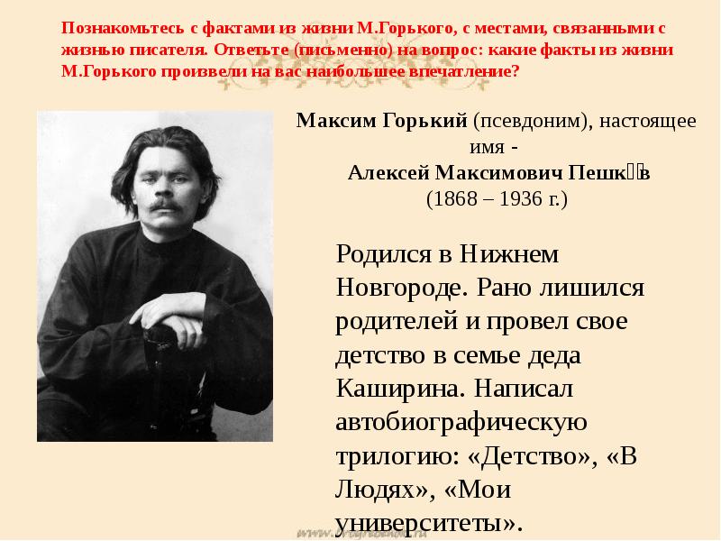 Имя горького. Горький Максим — Пешков Алексей Максимович (1868-1936).. Псевдоним Максима Горького. Максим Горький псевдоним. Максим Горький происхождение.