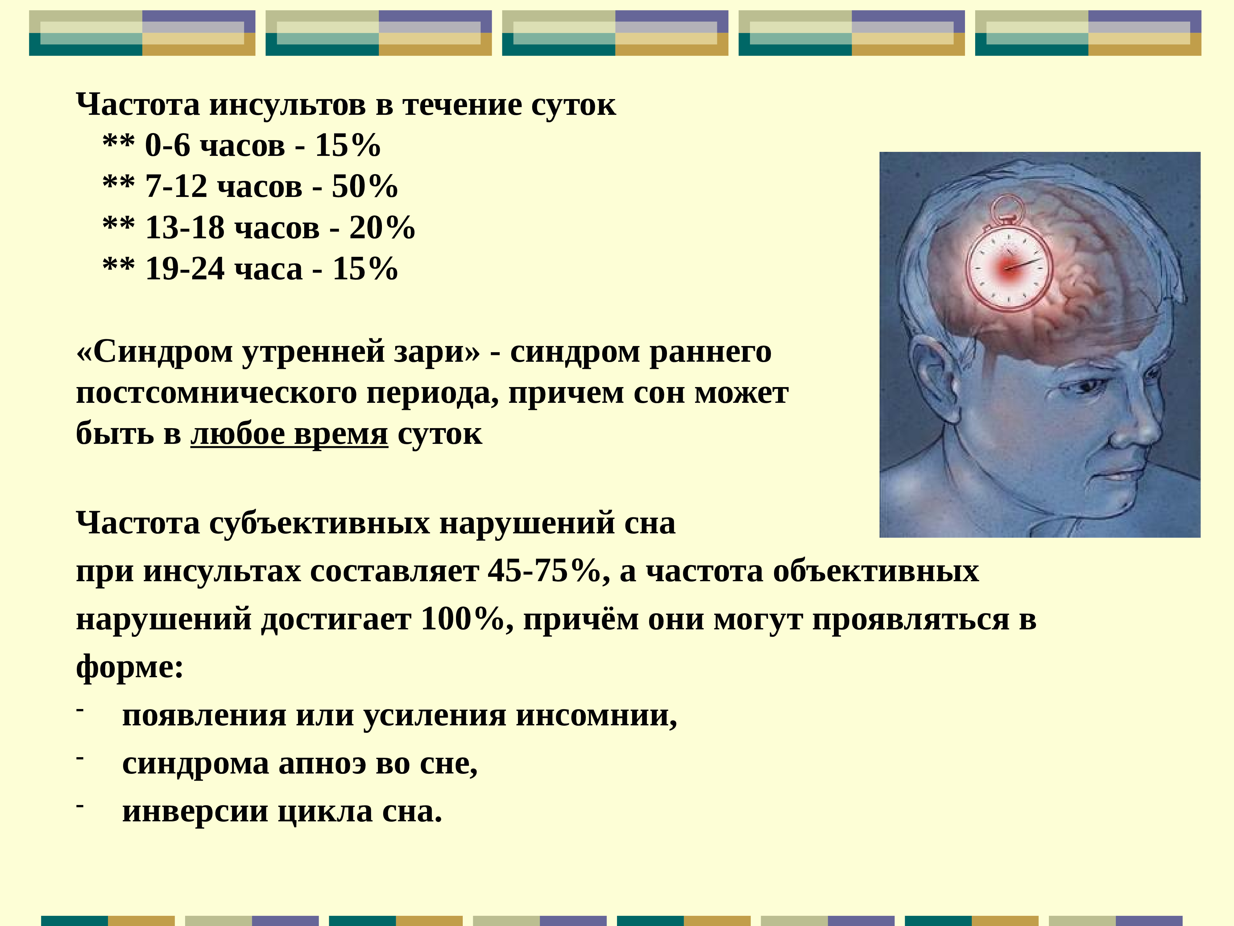 Презентация на тему нарушение сна