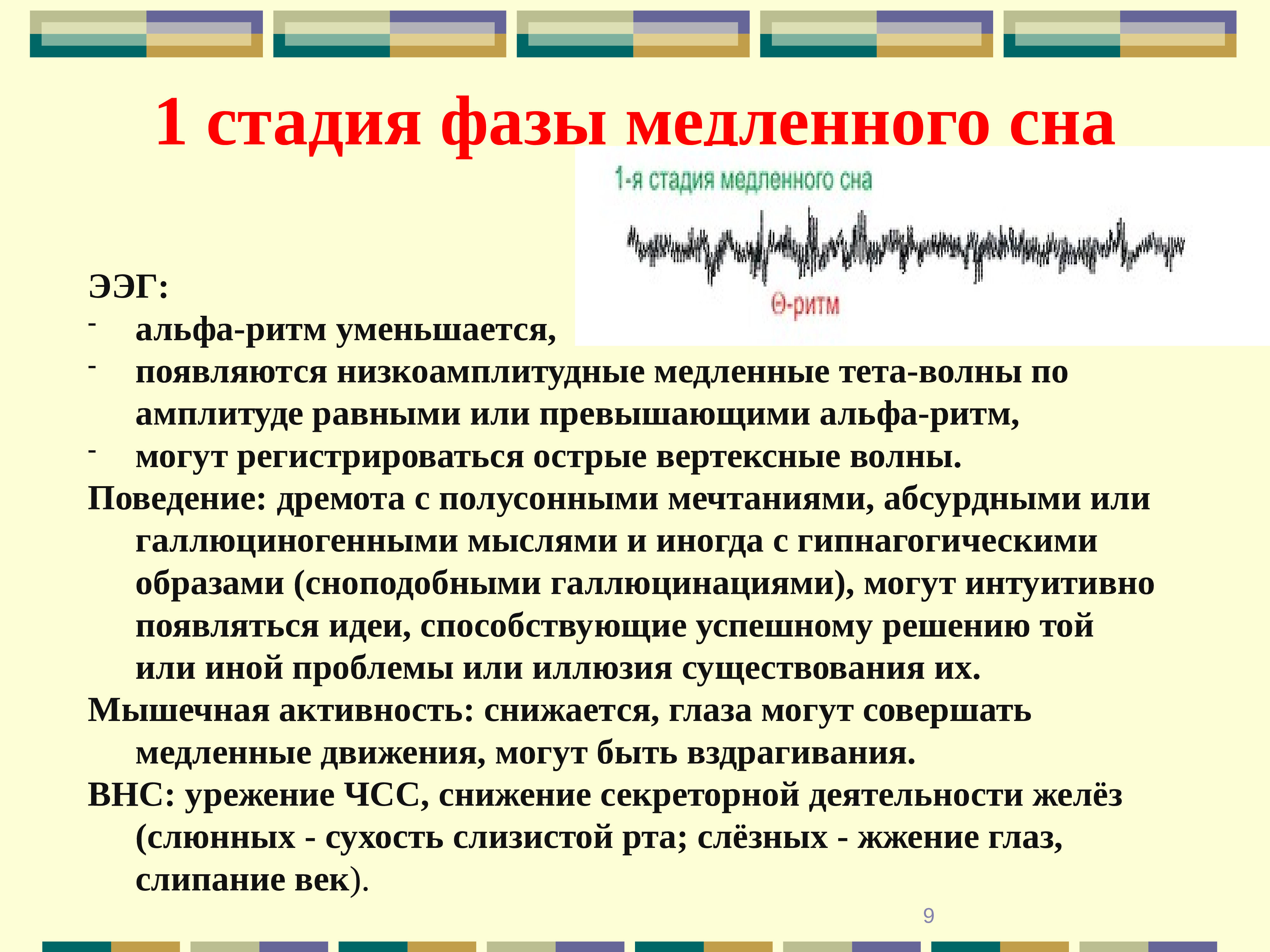 Нарушения сна презентация