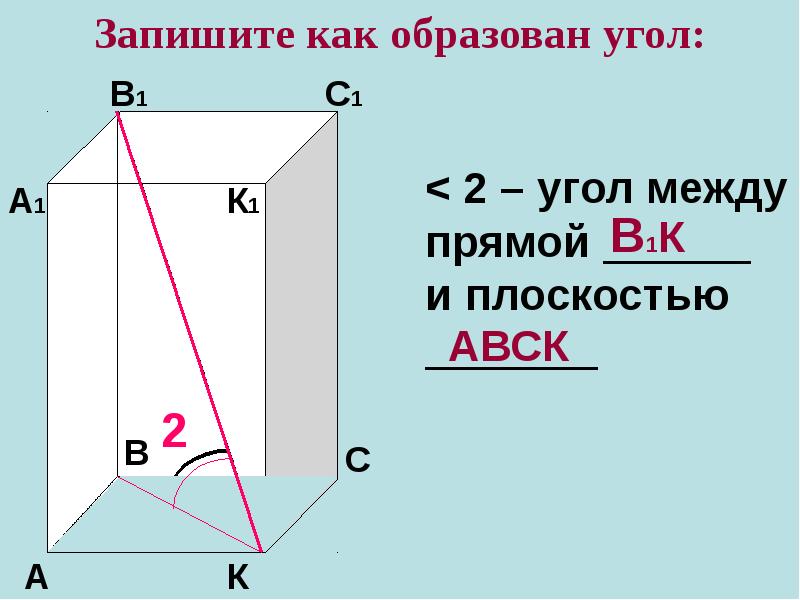 Параллелепипед двугранные углы