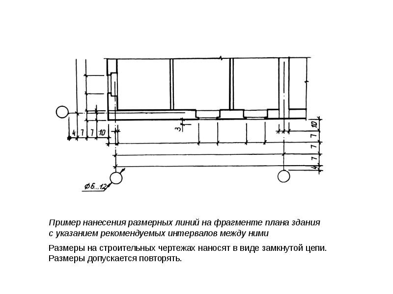 Расстояние между чертежами