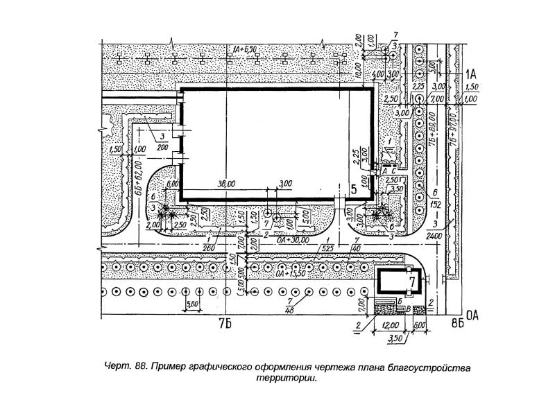 Состав строительной площадки. Разрез на генплане. План и горизонтальные разрезы ке-2,5-14с (с-о). Разрез и план театра. План Азовстали в разрезе.