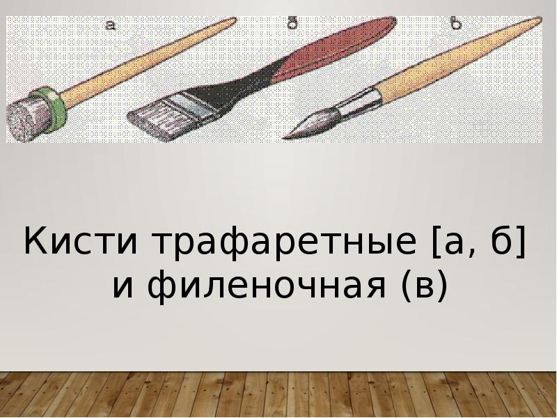 Основы технологии малярных работ презентация 7 класс