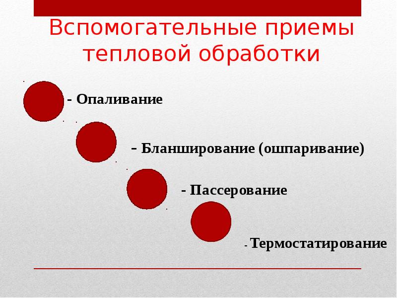 Способ тепловой. Вспомагательныеспособы тепловой обработки. Приемы тепловой обработки. Классификация способов тепловой обработки. Вспомогательные способы.