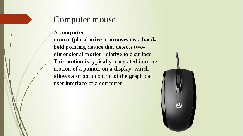 Computer mouse