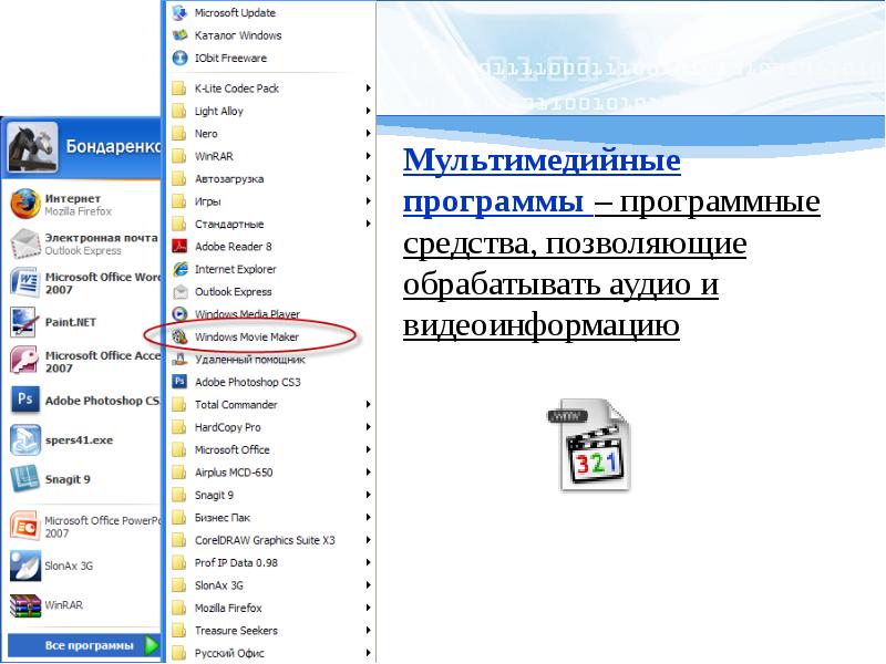 Системы мультимедиа программы