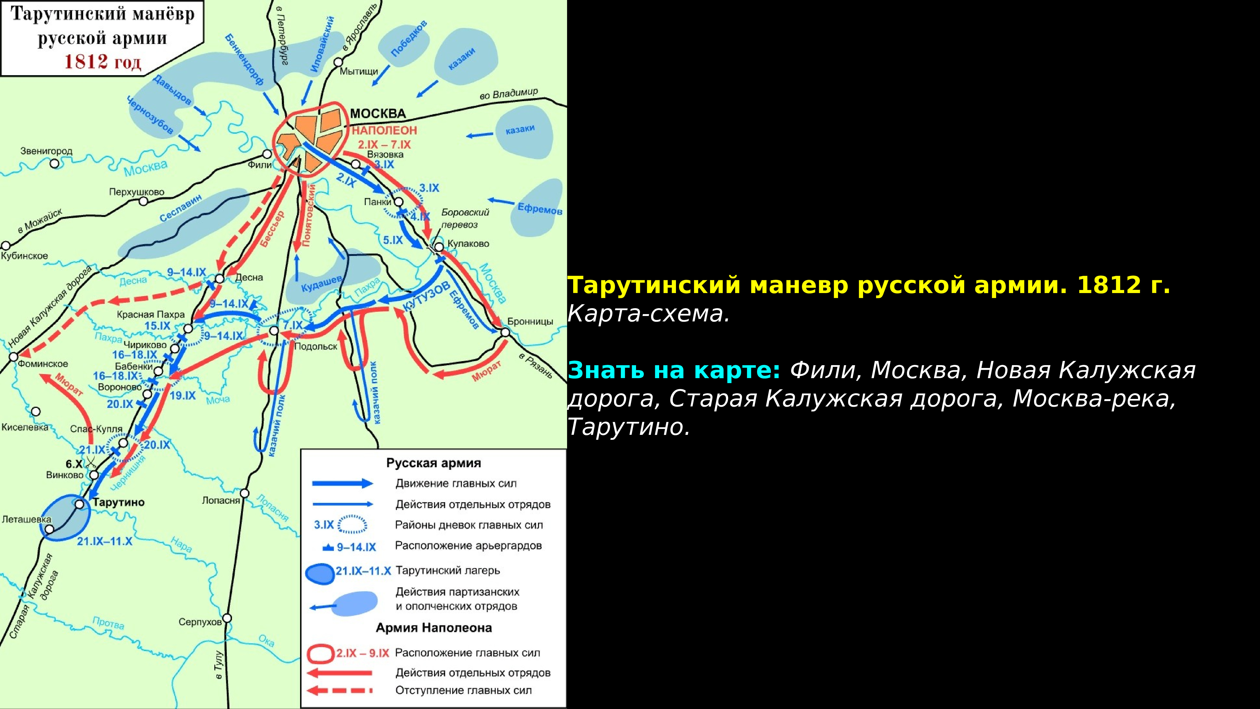 Объясните почему считается что именно тарутинский. Тарутинский маневр 1812 карта. Отечественная война 1812 Тарутинский маневр. Отечественная война 1812 года Тарутинский манёвр карта. Война 1812 карта Тарутинский маневр.