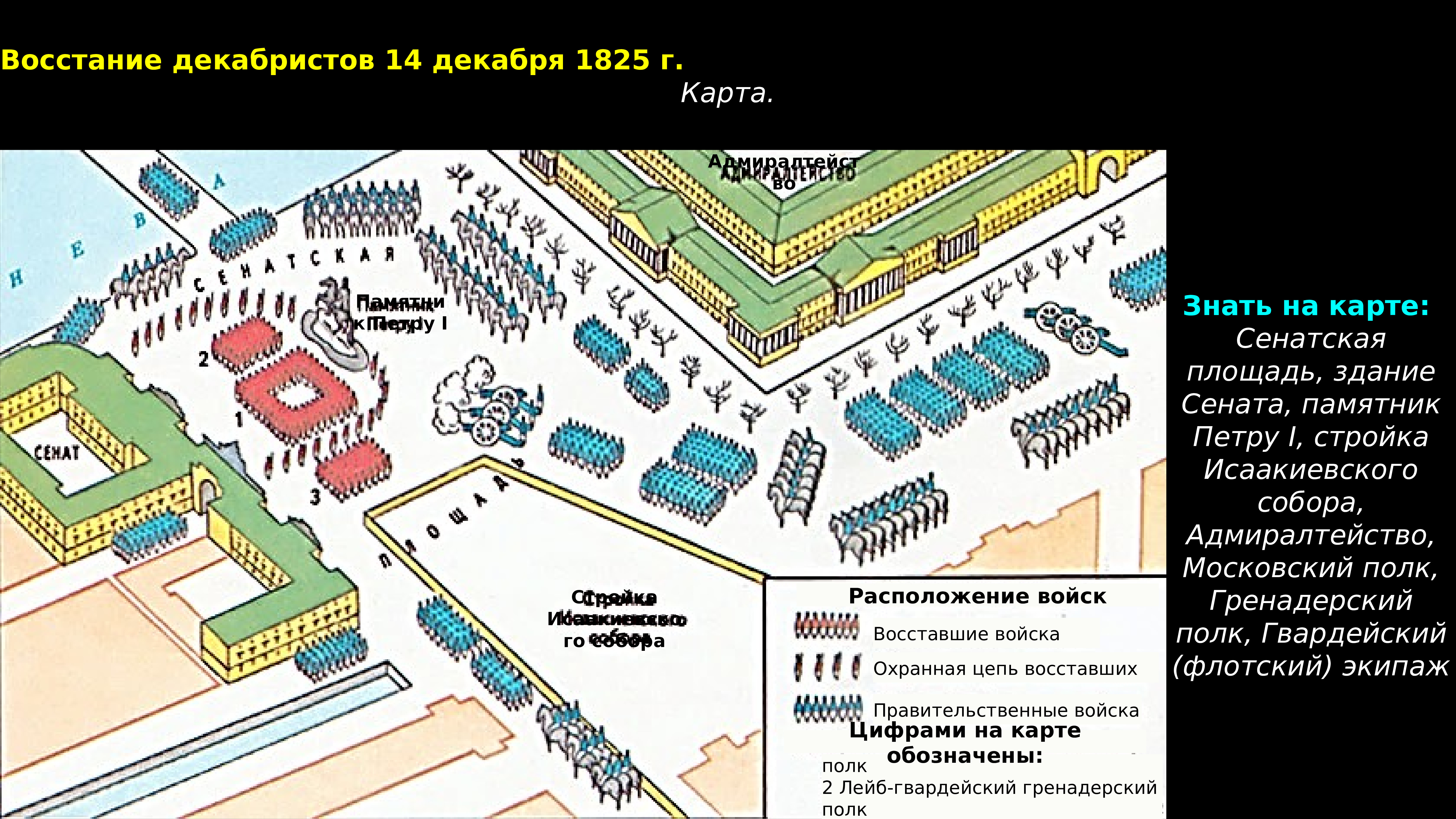 восстание декабристов на сенатской площади