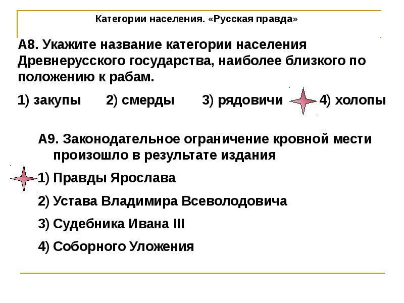 Категории населения русская правда. Категории населения древнерусского государства. Русская правда ограничение кровной мести. Категории населения древней Руси по русской правде.