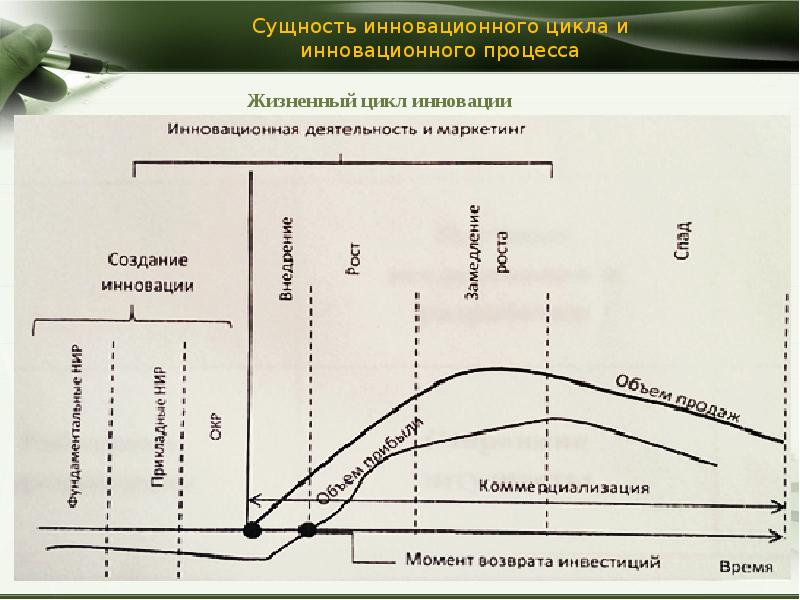 Особенности жизненного цикла в инновационном проекте