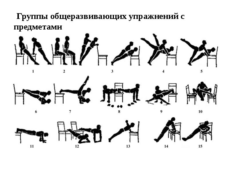 Общеразвивающие упражнения презентация