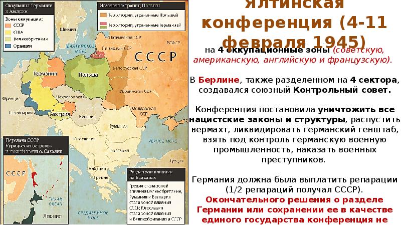 Какие вопросы рассматривались на ялтинской конференции