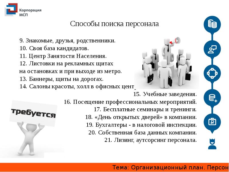 План поиска работы